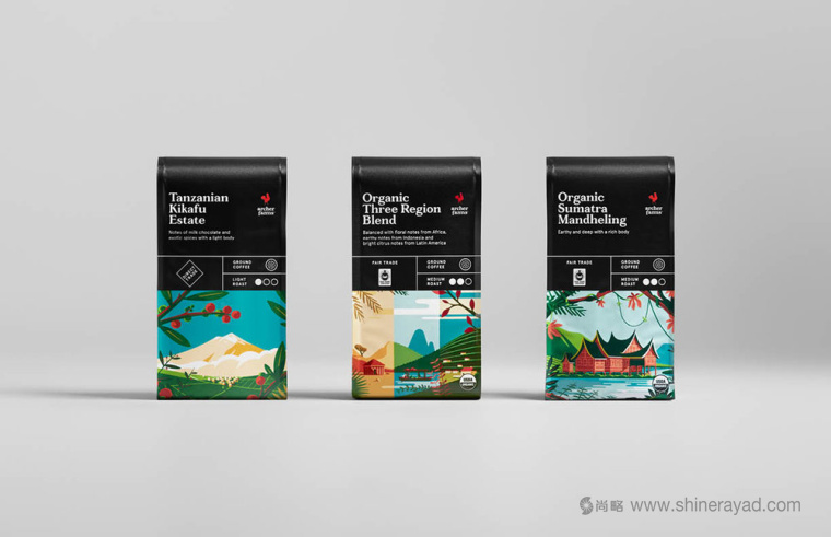 Archer Farms 盒裝咖啡包裝設(shè)計(jì)矢量插畫風(fēng)格-上海包裝設(shè)計(jì)公司4 Archer Farms 盒裝咖啡包裝設(shè)計(jì)矢量插畫風(fēng)格-上海包裝設(shè)計(jì)公司4