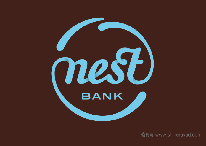 Nest Bank 銀行l(wèi)ogo設(shè)計-上海logo設(shè)計公司1