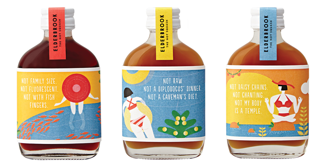 包裝欣賞:ELDERBROOK 果汁飲料包裝設(shè)計水果與人的結(jié)合插畫設(shè)計欣賞2 包裝欣賞:ELDERBROOK 果汁飲料包裝設(shè)計水果與人的結(jié)合插畫設(shè)計欣賞2