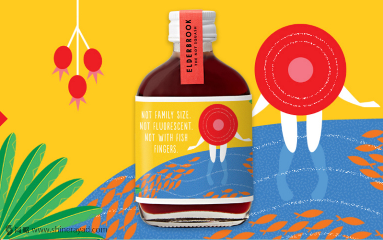 包裝欣賞:ELDERBROOK 果汁飲料包裝設(shè)計水果與人的結(jié)合插畫設(shè)計欣賞8 包裝欣賞:ELDERBROOK 果汁飲料包裝設(shè)計水果與人的結(jié)合插畫設(shè)計欣賞8