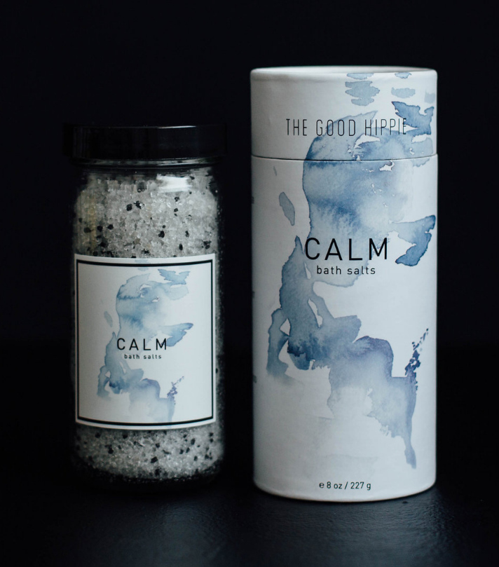 自然水彩插畫風(fēng)格 Hippie 美容護膚品包裝設(shè)計-上?；瘖y品包裝設(shè)計公司