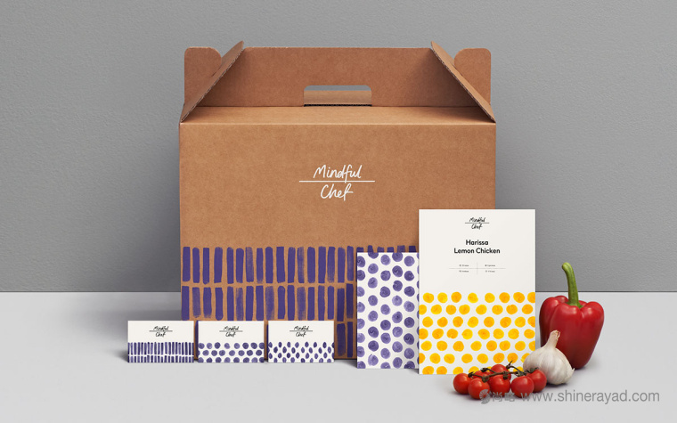 廚師上門服務(wù)與餐飲外送品牌 Mindful Chef 品牌形象設(shè)計-上海品牌設(shè)計公司3