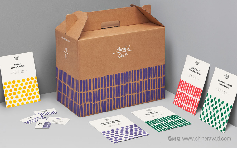 廚師上門服務(wù)與餐飲外送品牌 Mindful Chef 品牌形象設(shè)計-上海品牌設(shè)計公司1