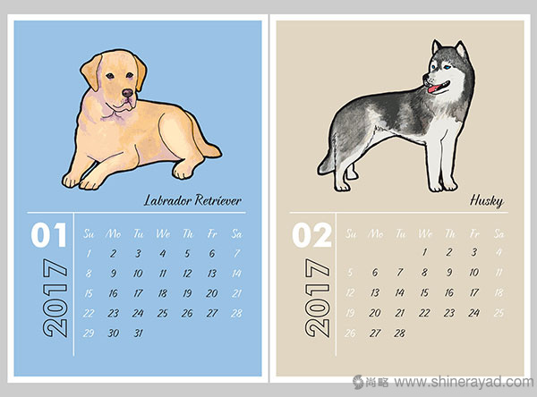 狗狗主題臺(tái)歷設(shè)計(jì)--2017年最佳臺(tái)歷設(shè)計(jì)靈感-上海品牌設(shè)計(jì)公司-上海平面設(shè)計(jì)公司 狗狗主題臺(tái)歷設(shè)計(jì)--2017年最佳臺(tái)歷設(shè)計(jì)靈感-上海品牌設(shè)計(jì)公司-上海平面設(shè)計(jì)公司