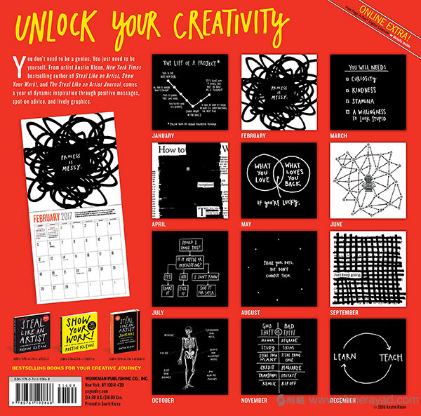 像藝術(shù)家一樣剽竊掛歷設(shè)計(jì)--2017年最佳臺(tái)歷設(shè)計(jì)靈感-上海品牌設(shè)計(jì)公司-上海平面設(shè)計(jì)公司 像藝術(shù)家一樣剽竊掛歷設(shè)計(jì)--2017年最佳臺(tái)歷設(shè)計(jì)靈感-上海品牌設(shè)計(jì)公司-上海平面設(shè)計(jì)公司