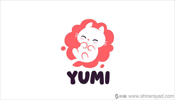 可愛貓元素Logo設計集合——上海Logo設計公司設計靈感 可愛貓元素Logo設計集合——上海Logo設計公司設計靈感