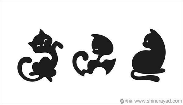 可愛貓元素Logo設計集合——上海Logo設計公司設計靈感 可愛貓元素Logo設計集合——上海Logo設計公司設計靈感