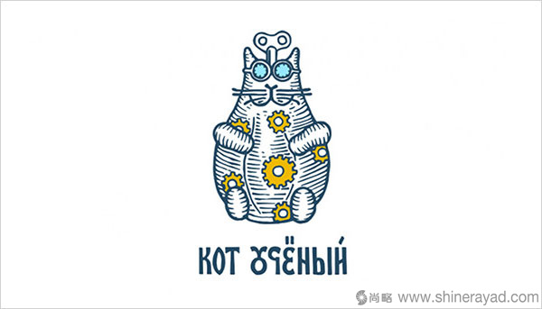 可愛貓元素Logo設計集合——上海Logo設計公司設計靈感 可愛貓元素Logo設計集合——上海Logo設計公司設計靈感