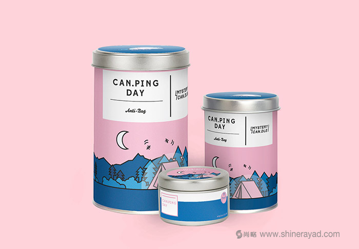 Mystery Can 夏季系列蠟燭包裝設(shè)計插畫設(shè)計靈感-上海包裝設(shè)計公司