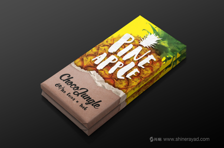 水果特寫插畫風(fēng)格 Choco Jungle 巧克力包裝設(shè)計-上海包裝設(shè)計公司