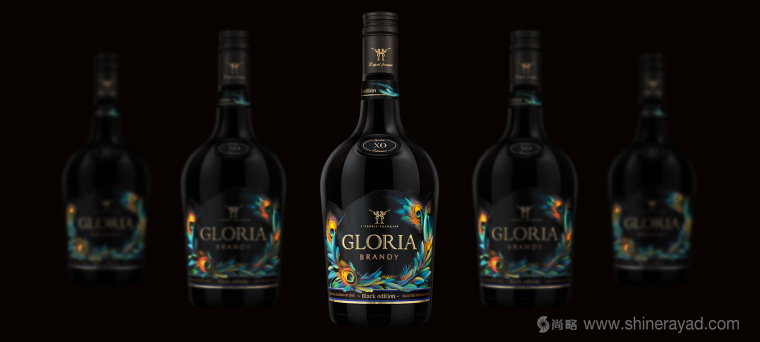 GLORIA BRANDY 白蘭地酒包裝設(shè)計(jì)孔雀篇-上海包裝設(shè)計(jì)公司國(guó)外酒包裝欣賞 GLORIA BRANDY 白蘭地酒包裝設(shè)計(jì)孔雀篇-上海包裝設(shè)計(jì)公司國(guó)外酒包裝欣賞