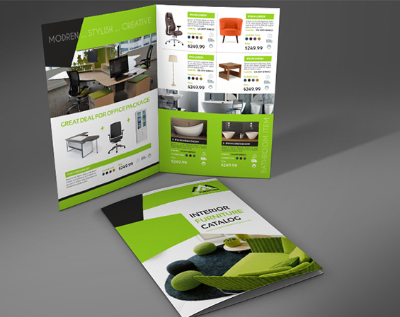 亮眼綠色風(fēng) Furniture 辦公家具品牌宣傳畫冊設(shè)計-上海畫冊設(shè)計公司設(shè)計欣賞4