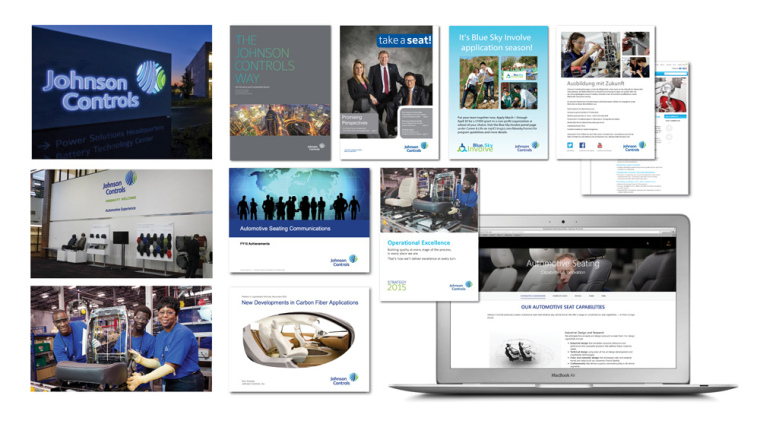 原有江森自控品牌形象--上海品牌形象設(shè)計(jì)公司