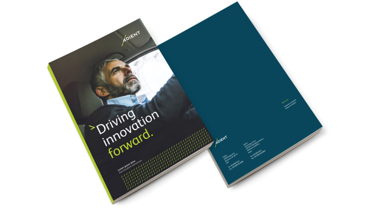 汽車內(nèi)飾汽車座椅零件系統(tǒng)品牌Adient品牌形象重塑-VI設(shè)計(jì)-畫冊設(shè)計(jì)-上海VI設(shè)計(jì)公司