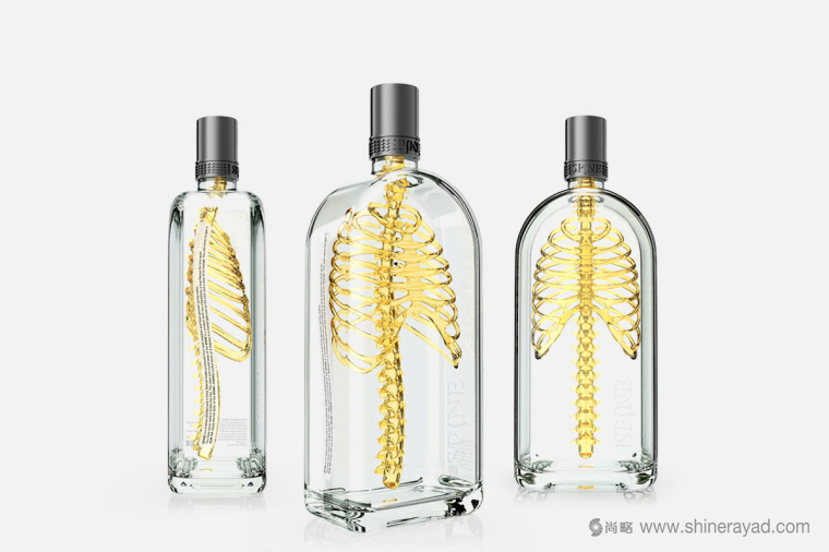 Spine Vodka 脊柱伏特加-9個(gè)出奇制勝的瘋狂創(chuàng)意包裝設(shè)計(jì)欣賞-上海包裝設(shè)計(jì)公司