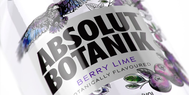 絕對(duì)伏特加野生藍(lán)莓酒系列包裝設(shè)計(jì)-上海包裝設(shè)計(jì)公司1