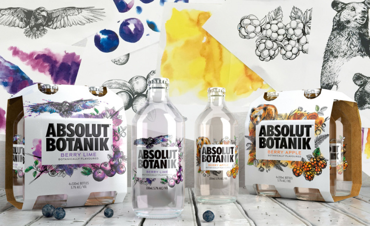 絕對(duì)伏特加野生藍(lán)莓酒系列包裝設(shè)計(jì)-上海包裝設(shè)計(jì)公司7