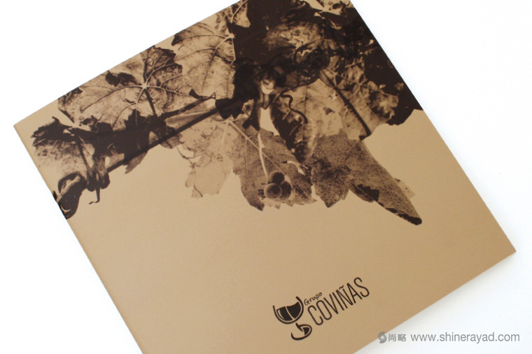 非常高檔藝術(shù)的暗金色Covi?as葡萄酒酒莊宣傳畫冊設(shè)計-上海宣傳畫冊設(shè)計公司2