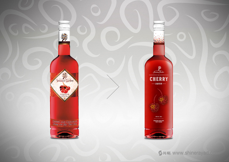 Summer Garden 夏日花園含酒精飲料包裝設(shè)計(jì)－上海包裝設(shè)計(jì)公司