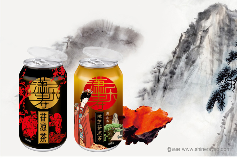 瀟樂壽苷樟芝涼茶唐朝仕女包裝設(shè)計-上海包裝設(shè)計公司2 瀟樂壽苷樟芝涼茶唐朝仕女包裝設(shè)計-上海包裝設(shè)計公司2
