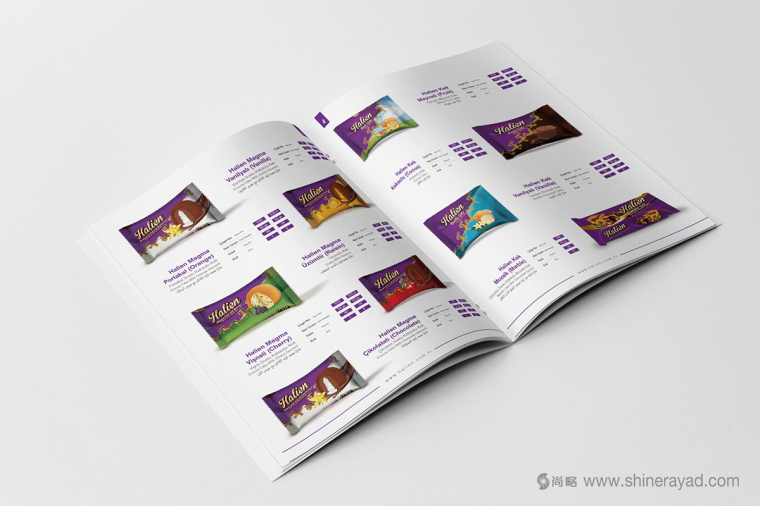 紫色調(diào) Halien 餅干品牌產(chǎn)品宣傳手冊設(shè)計-上海畫冊設(shè)計公司設(shè)計欣賞2