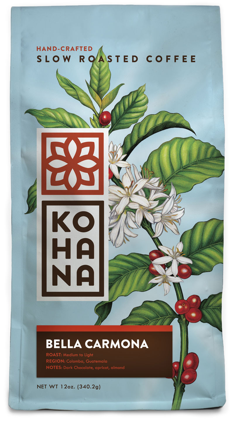 KOHANA咖啡包裝設(shè)計(jì)花朵插畫(huà)篇-上海包裝設(shè)計(jì)公司