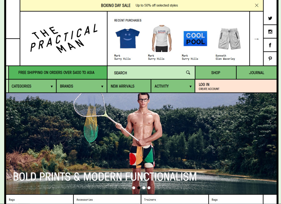 使用復(fù)古風(fēng)格的顏色-2017年9個最前沿的網(wǎng)頁設(shè)計(jì)流行趨勢-上海網(wǎng)站設(shè)計(jì)公司