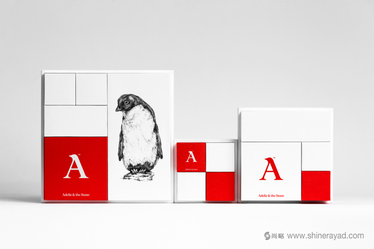 Adelie & the Stone 購物中心節(jié)日品牌形象設(shè)計與插畫禮品包裝設(shè)計