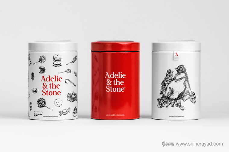 Adelie & the Stone 購物中心節(jié)日品牌形象設(shè)計與插畫禮品包裝設(shè)計