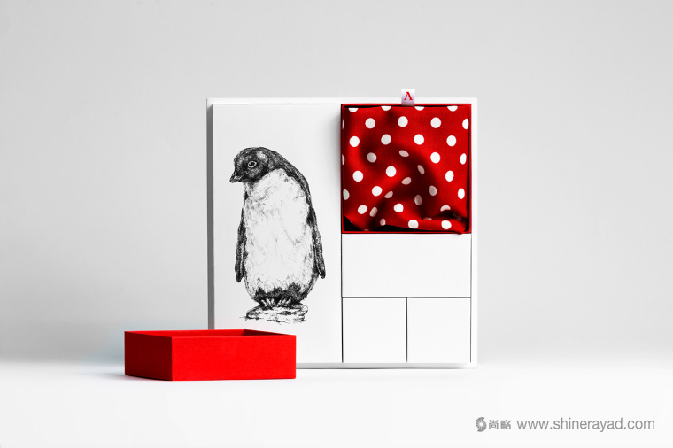 Adelie & the Stone 購物中心節(jié)日品牌形象設(shè)計與插畫禮品包裝設(shè)計