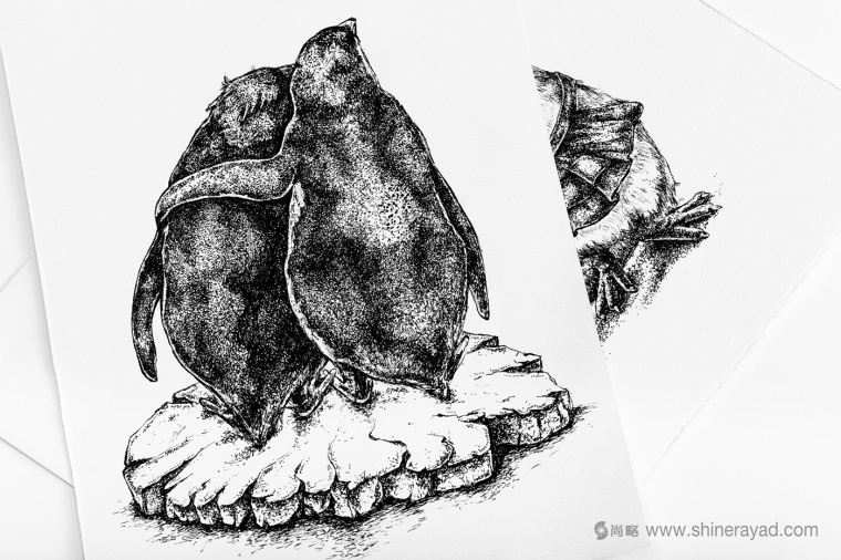 Adelie & the Stone 購物中心節(jié)日品牌形象設(shè)計與插畫禮品包裝設(shè)計