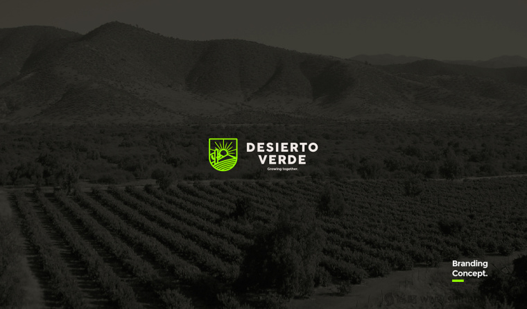 Desierto Verde 有機農產品品品牌LOGO設計-上海LOGO設計公司1