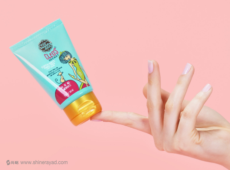 CLEO’S SECRET手腳護(hù)理化妝品系列產(chǎn)品包裝設(shè)計(jì)-上海包裝設(shè)計(jì)公司