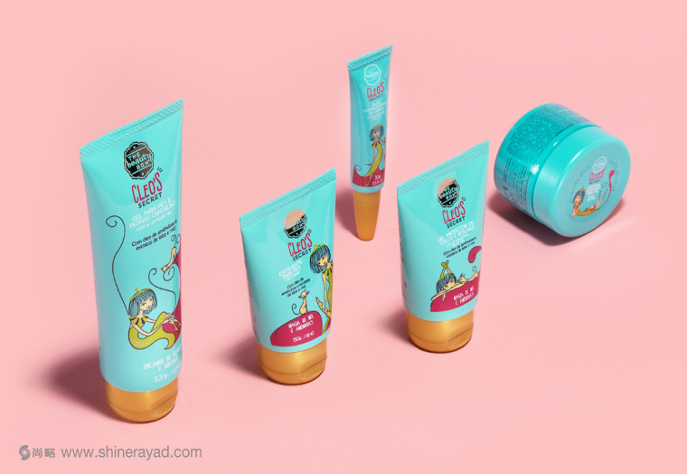 CLEO’S SECRET手腳護(hù)理化妝品系列產(chǎn)品包裝設(shè)計(jì)-上海包裝設(shè)計(jì)公司