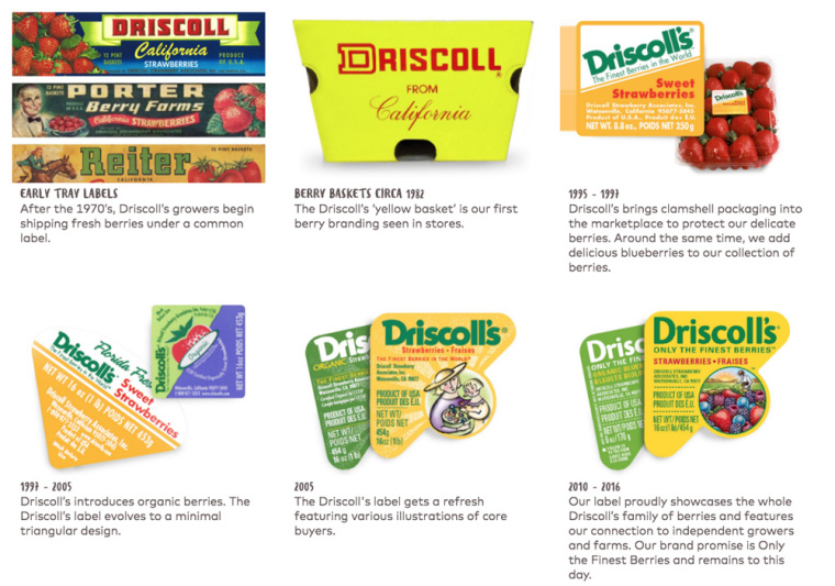 Driscoll''''s 漿果新品牌形象設(shè)計草莓藍(lán)莓樹莓黑莓水果農(nóng)產(chǎn)品新包裝設(shè)計-上海包裝設(shè)計公司