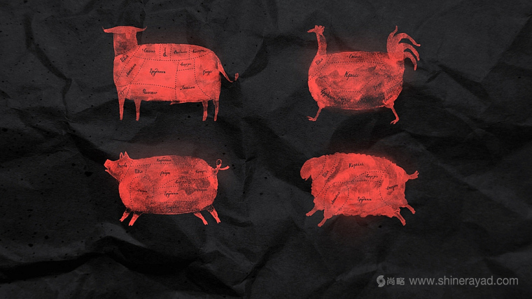 Kalymera 生鮮肉連鎖店品牌形象設計插畫設計-上海品牌形象設計公司5