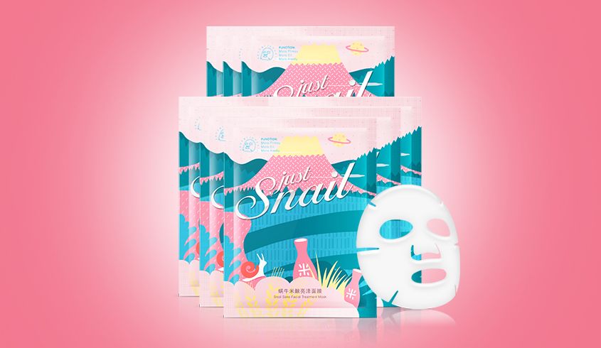 美麗加芬 Just Snail 蝸牛米釀系列面膜包裝設(shè)計(jì)-上海包裝設(shè)計(jì)公司1 美麗加芬 Just Snail 蝸牛米釀系列面膜包裝設(shè)計(jì)-上海包裝設(shè)計(jì)公司1