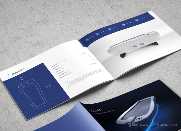 上海畫冊(cè)設(shè)計(jì)公司 AQUA 水療按摩醫(yī)療器械宣傳畫冊(cè)設(shè)計(jì)欣賞9