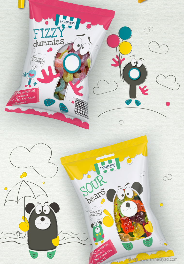 上海包裝設(shè)計公司欣賞：Fizzy 兒童QQ果糖糖果包裝設(shè)計3