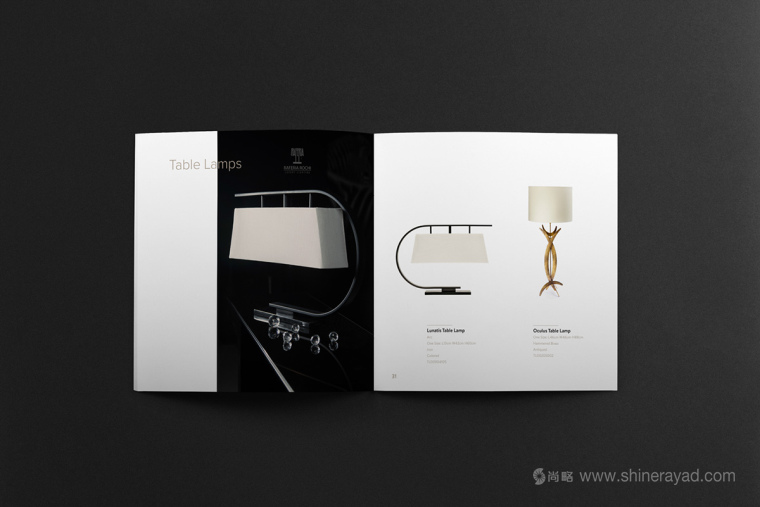 上海畫冊(cè)設(shè)計(jì)公司欣賞 Raferia Rochi 照明燈具及相關(guān)家具宣傳畫冊(cè)設(shè)計(jì)7