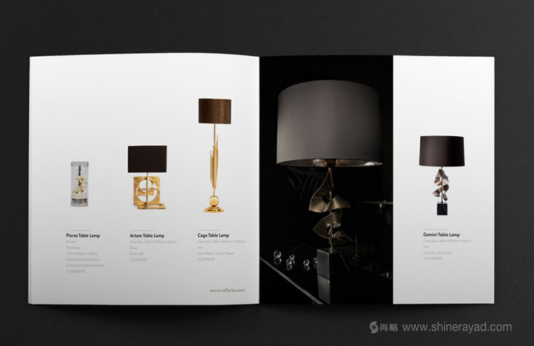上海畫冊(cè)設(shè)計(jì)公司欣賞 Raferia Rochi 照明燈具及相關(guān)家具宣傳畫冊(cè)設(shè)計(jì)13