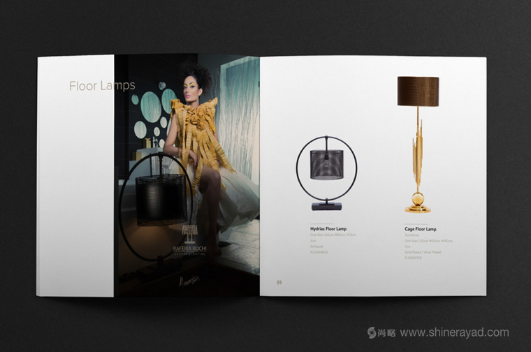 上海畫冊(cè)設(shè)計(jì)公司欣賞 Raferia Rochi 照明燈具及相關(guān)家具宣傳畫冊(cè)設(shè)計(jì)14