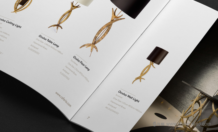 上海畫冊(cè)設(shè)計(jì)公司欣賞 Raferia Rochi 照明燈具及相關(guān)家具宣傳畫冊(cè)設(shè)計(jì)15