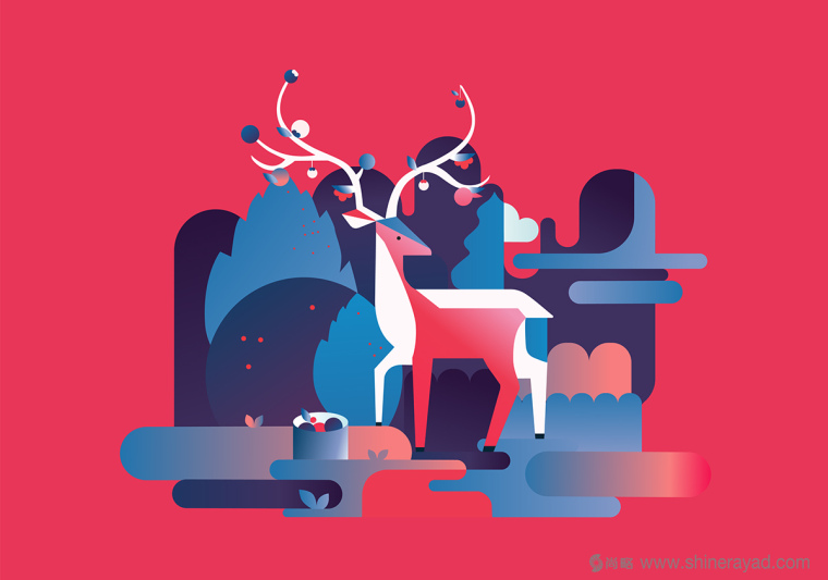 上海包裝設(shè)計公司設(shè)計欣賞：de jus 有機果汁飲料包裝設(shè)計與動物風景插畫設(shè)計3