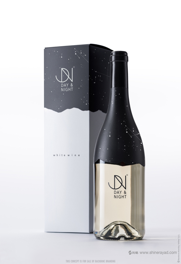 上海品牌形象設計公司-Day & Night 日夜餐廳酒吧餐飲品牌-酒水包裝設計7
