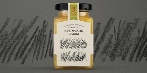 鉛筆涂鴉風(fēng)格AOM蜂蜜包裝設(shè)計-上海食品包裝設(shè)計公司設(shè)計欣賞1