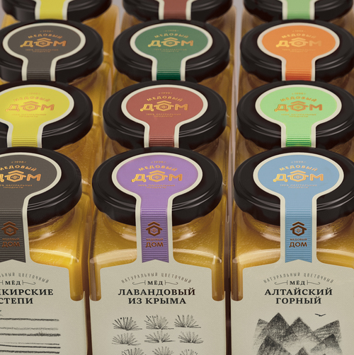 鉛筆涂鴉風(fēng)格AOM蜂蜜包裝設(shè)計(jì)-上海食品包裝設(shè)計(jì)公司設(shè)計(jì)欣賞5