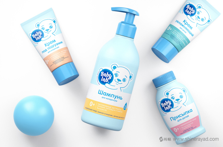 泰迪熊風格 Brandiziac 嬰兒護理護膚產品包裝設計-上海包裝設計公司3 泰迪熊風格 Brandiziac 嬰兒護理護膚產品包裝設計-上海包裝設計公司3