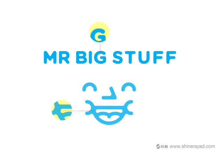 Mr Big Stuff美式漢堡快餐餐廳logo設(shè)計-上海餐飲logo設(shè)計公司3