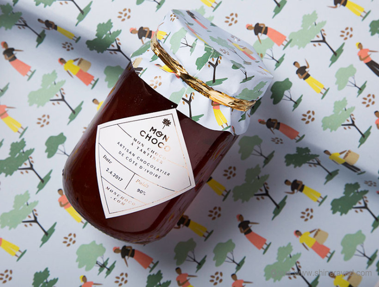 Mon Choco 巧克力包裝設(shè)計插畫設(shè)計-上海包裝設(shè)計佳作欣賞6